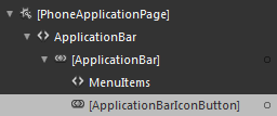 Application Bar